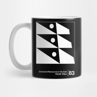 Dazzle Ships / Minimal Style Graphic Artwork Mug